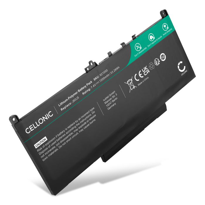 Dell Latitude 7400 2-in-1 Batteri 7.4V 7200mAh fra Cellonic