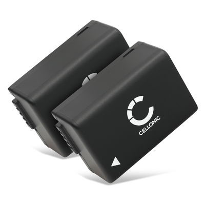 2x Batteri for Panasonic Lumix DC-FZ82 DMC-FZ72 DMC-FZ70 DMC-FZ100 DMC-FZ150 DMC-FZ45 DMC-FZ40 Kameraer 800mAh fra CELLONIC