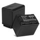 2x Batteri VW-VBT190 VBT380 VBK180 4040mAh