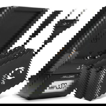 2x Batteri for Panasonic Lumix DMC-FZ1000 DMC-FZ300 DMC-FZ200 DMC-FZ2000 DMC-G7 G70 G6 DMC-G80 Kameraer 1000mAh + Lader fra CELLONIC