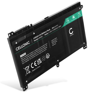 Batteri for HP Pavilion X360, Stream 14, ON03XL, BIO3XL, BI03XL 3400mAh 11.55V fra CELLONIC