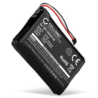 Batteri til Garmin Zumo 390, Zumo 350, Zumo 340 (010-01043-01, 020-00218-05) - 361-00059-00 (1800mAh) Reservebatteri