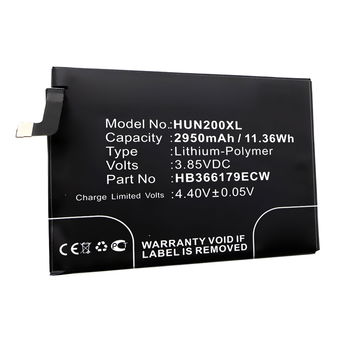 HB366179ECW Battery for Huawei Nova 2 / Nova 2 Dual SIM Smartphone / Phone Battery Replacement - 2950mAh