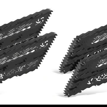 2x Batteri for Sony SLT-A58 SLT-A77 SLT-A65 SLT-A57 ILCA-77M2 SLT-A99 DSLR-A200 A68 A7 II Kameraer 1400mAh fra CELLONIC