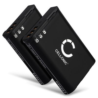 2x Batteri for Nikon Coolpix B700, Coolpix P600, Coolpix P610, Coolpix P900, Coolpix S810c EN-EL23 (1600mAh, 3.6V - 3.7V) fra CELLONIC