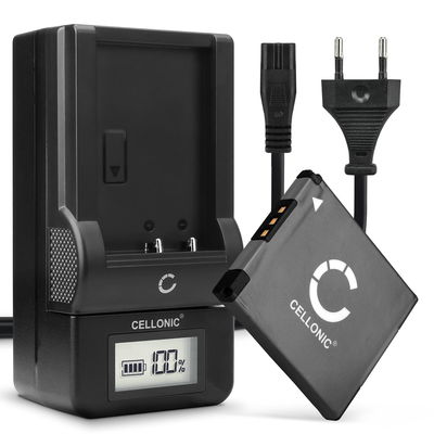 Batteri for Canon IXUS 285 HS, 185, 160, 132, 145, 190, 155, 265 HS, PowerShot A3500 IS, SX430 IS, A2300, ELPH 110 HS, SX410 IS, A3400 IS, A2500, A4000 IS, SX400 IS, ELPH 340 HS, A2600, Powershot SX420 - CB-2L 600mAh + Lader NB-11L NB-11LH reservebatteri