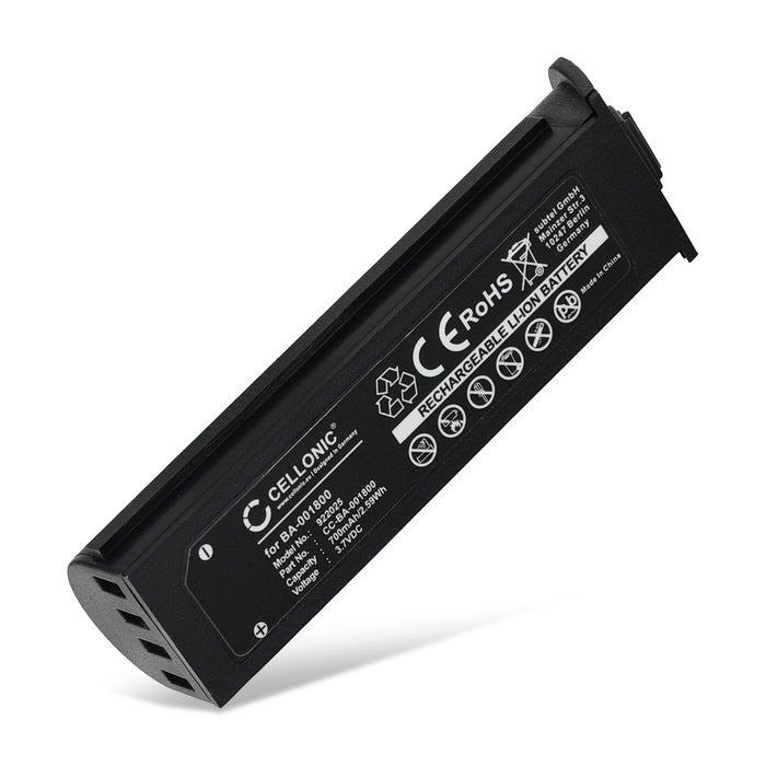 Batteri for Cipherlab 1560 1562 1564 (BA-001800, KB1A371802963) 700mAh 3.6V - 3.7V fra CELLONIC
