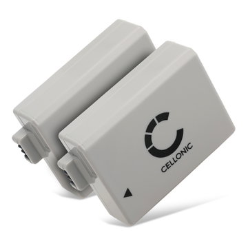 2x Batteri for Canon 1000D, Canon 500D, Canon 450D, Canon Rebel XS, Xsi, T1i Kameraer 1020mAh fra CELLONIC