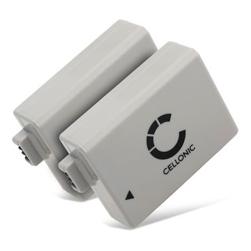 2x Batteri for Canon 1000D, Canon 500D, Canon 450D, Canon Rebel XS, Xsi, T1i Kameraer 1020mAh fra CELLONIC