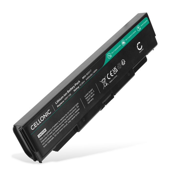 Batteri for Lenovo ThinkPad W540 Accu 4400mAh Akku bytte Batteri