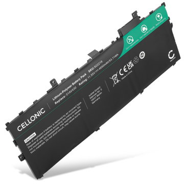 Batteri for Lenovo ThinkPad X1 Carbon Gen 1, X1 Carbon Gen 4, X1 Carbon Gen 5, X1 Carbon Gen 6, Lenovo 01AV494, 01AV431 4650mAh 11.55V fra CELLONIC