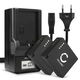 2x Batteri DMW-BLE9 DMW-BLG10 BP-DC15 730mAh + Lader