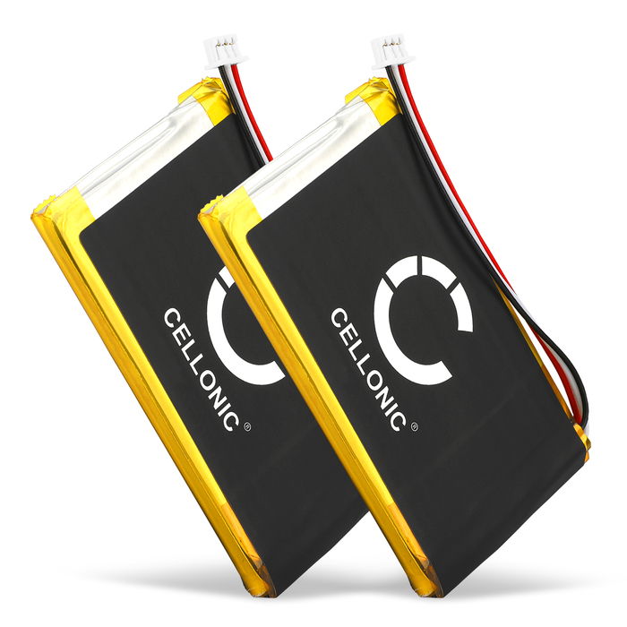 2x Batteri for TomTom GO 530, GO 630, GO 720, GO 730, GO 930, Traffic, SatNav - AHL03714000,VF8 (1300mAh) reservebatteri