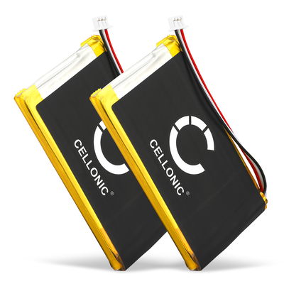 2x Batteri for TomTom GO 530, GO 630, GO 720, GO 730, GO 930, Traffic, SatNav - AHL03714000,VF8 (1300mAh) reservebatteri