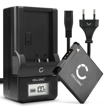 2x Batteri for Canon IXUS 285 HS, 185, 160, 145, 190, 132, 155, 265 HS, PowerShot SX430 IS, A3500 IS, A3300 IS, A2300, ELPH 110 HS, A3400 IS, SX410 IS, A2500, ELPH 340 HS, SX400 IS, A2600, Powershot SX420 - NB-11L NB-11LH 600mAh + Lader CB-2L reservebatte