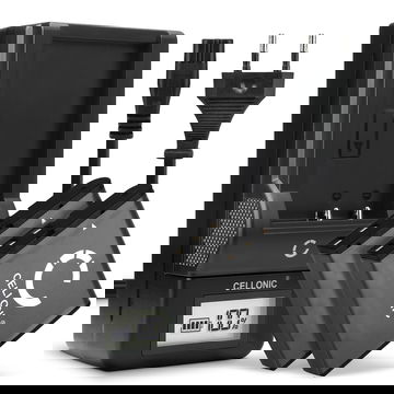 2x Batteri for Besteker F301, 302S, HDV-D328, HDV-VD2, HDV-Z28, DDV-V6, DDV-V8, HDV-301S FHD Kameraer 950mAh + Lader fra CELLONIC