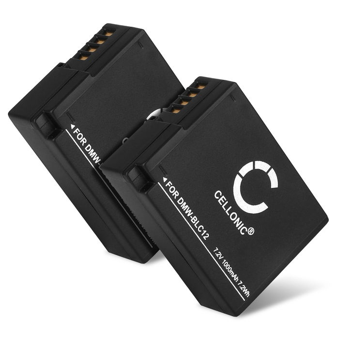 2x Batteri Leica BP-DC12 - 1000mAh