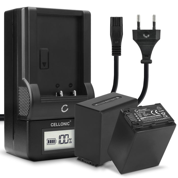 2x Batteri Sony AX53 4K HANDYCAM FDR-AX53 - 3300mAh