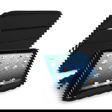 CELLONIC Nettbrettveske 10.1 tommer Universal Nylon Sort - Beskyttelse til nettbrett med anti-støt-bobler, vannavstøtende | Etui