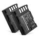 2x Batteri DMW-BLF19 DMW-BLF19E DMW-BLF19PP 2000mAh