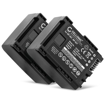 2x Batteri for Canon LEGRIA FS22, FS30, LEGRIA HF G25, XA10, LEGRIA HF200, HG10, LEGRIA HF G10 Kameraer 890mAh fra CELLONIC