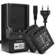 2x Batteri CGA-S006, DMW-BMA7 750mAh + Lader