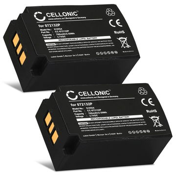 2x Batteri for Parrot Zik 1.0 PF056001AA, 1|CP7/20/33-2 (700mAh, 3.7V) fra CELLONIC