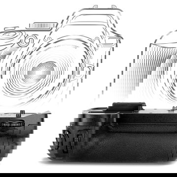 MB-D15 Batterigrep for Nikon D7100, D7200 Kameraer – EN-EL15 Vertikalt Portrettgrep