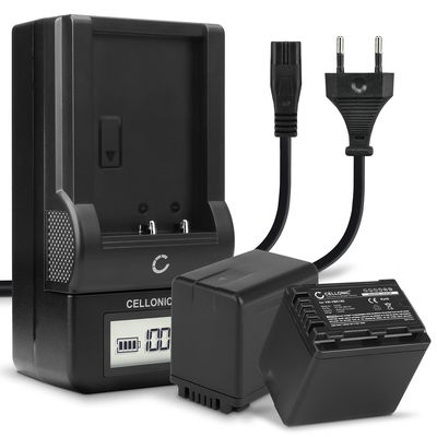 2x Batteri for Panasonic HC-V180 HC-V770 HC-V777 HC-V760 HC-V380 HC-VX980 HC-VXF990 HC-V770 Kameraer 4040mAh + Lader fra CELLONIC