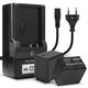 2x Batteri VW-VBK180 VW-VBT190 VBT380 VW-VBY100 4040mAh + Lader