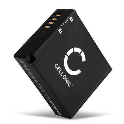 Batteri for Panasonic Lumix DMC-LX100, DC-GX9, DMC-GX80, DMC-GF6, DMC-GX7, DMC-TZ80, DMW-BLG10 Kameraer 980mAh fra CELLONIC