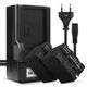 2x Batteri NP-F930 NP-F950 NP-F960 NP-F970 XL-B2 XL-B3 6600mAh + Lader