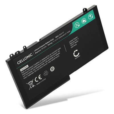 Batteri for Dell Latitude 5450, E5450, E5550, 5550, E5570, E5270, 12 E5250, 3160, 93FTF 3400mAh 11.1V fra CELLONIC