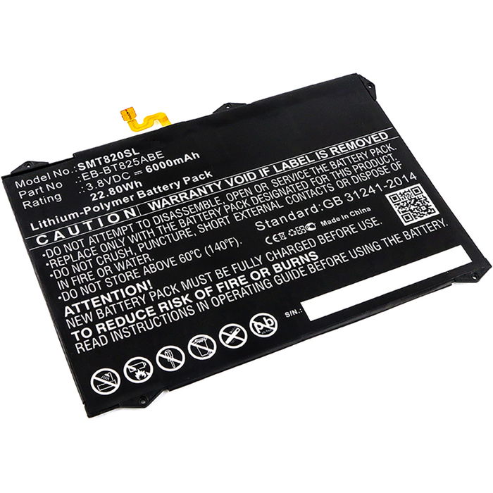 Batteri for Samsung Galaxy Tab S3 (SM-T820 / SM-T825) - EB-BT825ABA (6000mAh) reservebatteri