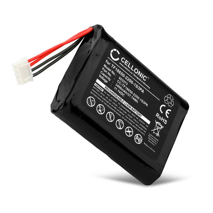 Batteri for Marshall Stockwell I TF18650-2200-1S3PA (3400mAh, 11.1V) fra CELLONIC