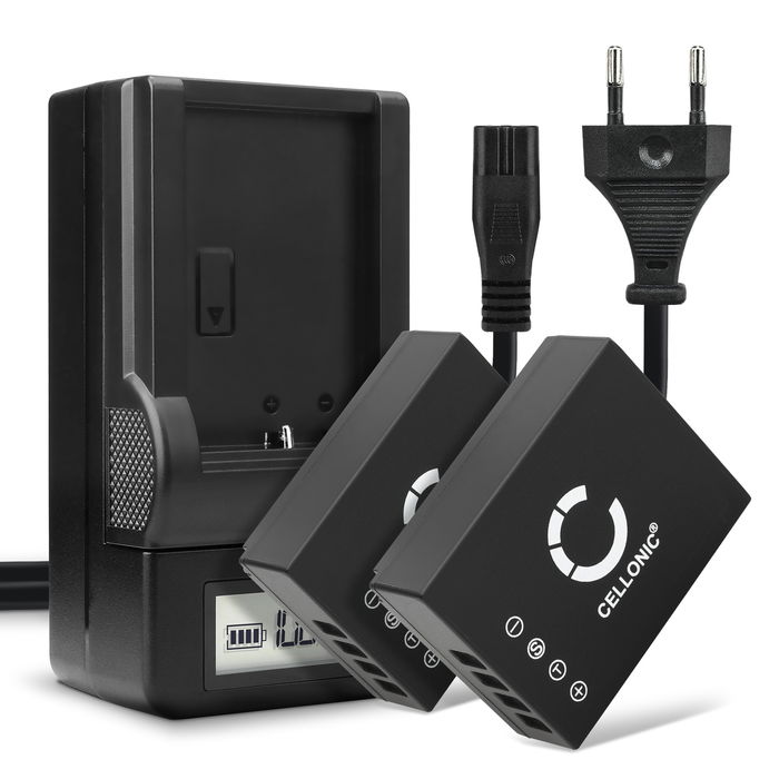 2x Batteri Fuji Film X-T3 1140mAh + Lader