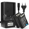 2x Batteri 1000mAh + Lader