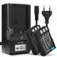 2x Batteri EN-EL9 ENEL9a EN EL9e 1000mAh + Lader