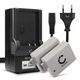 2x Batteri LP-E5 1020mAh + Lader