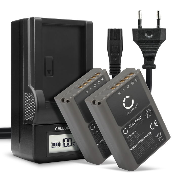 2x Olympus OM-D E-M5 Batteri