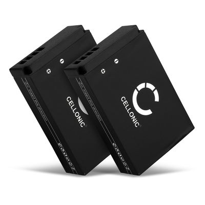 2x Batteri for Canon M50 M100 100D M10, PowerShot SX70 HS, Rebel SL1, LPE12 Kameraer 820mAh fra CELLONIC
