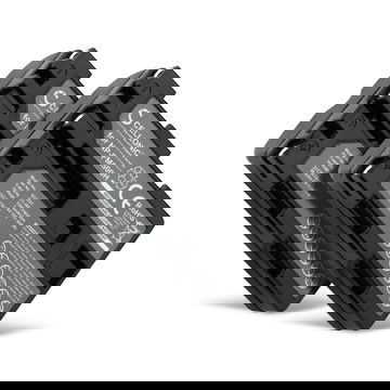 2x Batteri for Sony Alpha 77 A77, II, A58 A99 A57 A58 A65 A68 A200 A300 A500 A550 A700 A850 A900 Kameraer 1600mAh fra CELLONIC