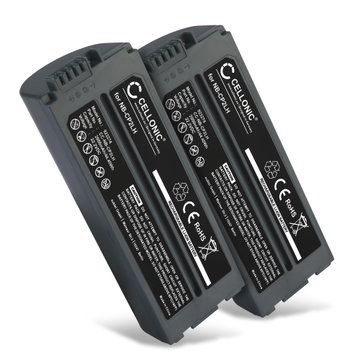 2x Batteri for Canon Selphy CP1500, CP1300, CP1200, CP1000, CP910, CP900, CP810, CP800, CP780, CP510 2000mAh fra CELLONIC