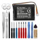 1x Batteri F64289525 F650010252 F709070710 800mAh + Verktøy