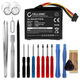 1x Batteri TomTom AHL03711018,VF1C,4CQ02 1000mAh + Verktøy