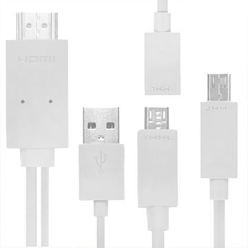 MHL Cable Micro-USB to HDMI Adapter 5-Pin + 11-pinners adapter
