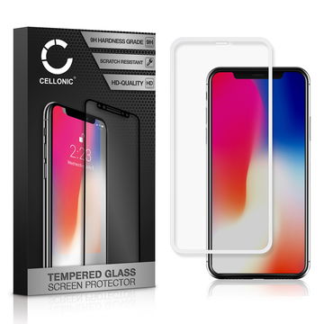 Skjermbeskytter glass Apple iPhone 11 Pro / iPhone X / iPhone Xs (3D Full Cover, 9H, 0,33mm, Full Glue) Herdet Glass