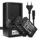 2x Batteri EN-EL20 EN-EL20a 800mAh + Lader