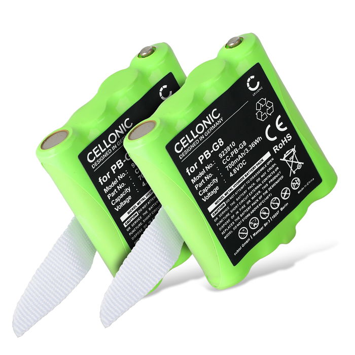 2x Midland PMR446 Batteri