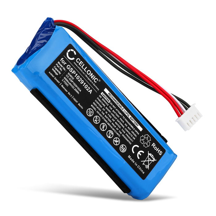 Batteri for JBL GSP1029102A Accu 6000mAh Akku bytte Batteri